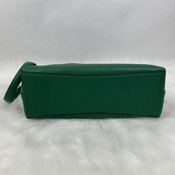 Coach Georgia Satchel Crossbody Handbag In Leather Shamrock Green CR156 NWT - Picture 11 of 11